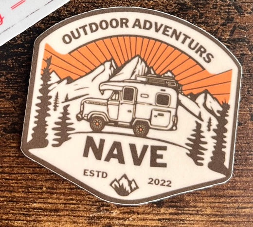 Mountain Jeep Sticker